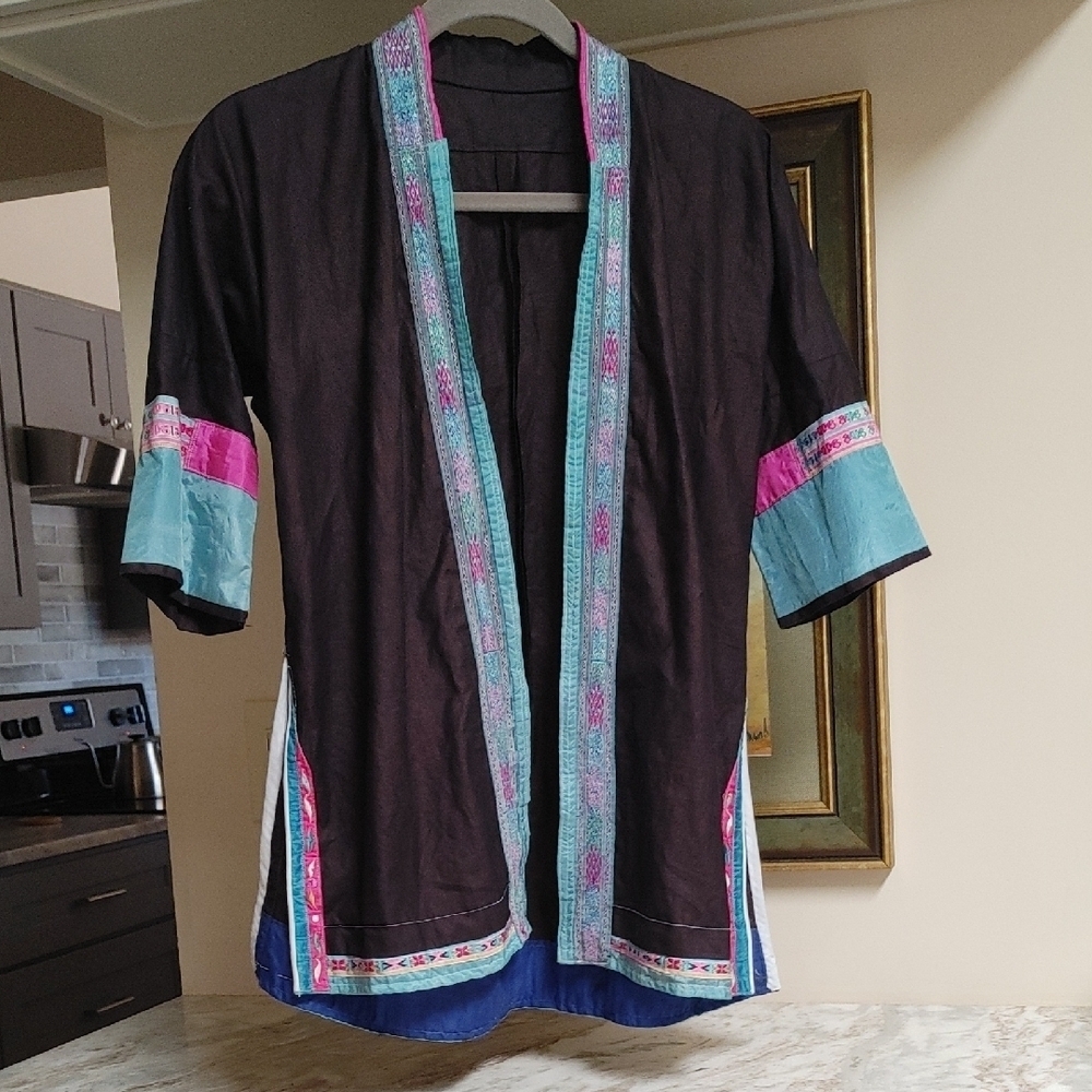 Linen & Silk Chinese Tunic Size XS-S